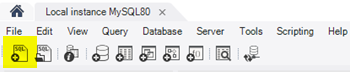 Crear nueva consulta MySQL