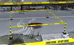 cuerpo de evidencia de la escena del crimen