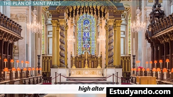 Vista del altar mayor