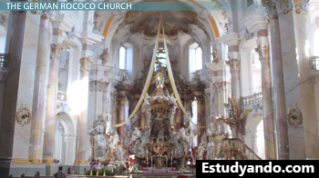 El interior del Vierzehngeiligen