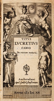 Página de título de De rerum naturae
