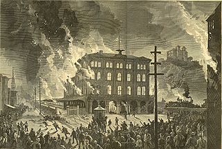 Union Depot Fire