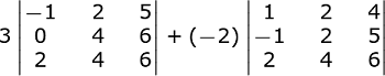 determinante de la matriz 4x4