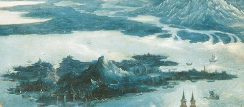 Detalle de Chipre y delta del Nilo desde la batalla de Alejandro en Issus