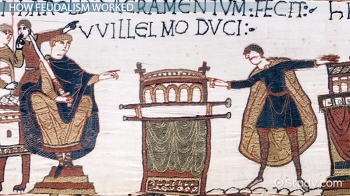Representación medieval de la relación feudal