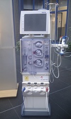 Máquina que filtra el plasma de la sangre.