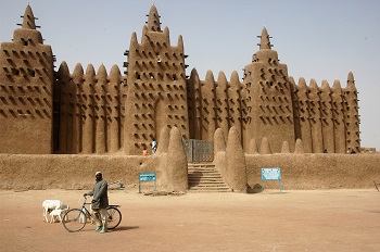 Mezquita Djenne en Malí