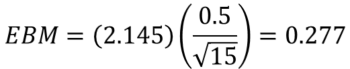 Ejemplo de EBM