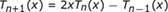 T (n) = 2x_T (n-1) -T (n-2)