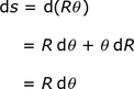 ds = d (R_theta)