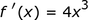 4x ^ 3