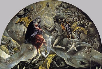Detalle del Entierro del Conde de Orgaz