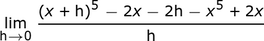 ejemplo_con_f (x) _equal_to_x ^ 5-2x