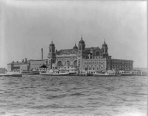 Isla Ellis en 1905