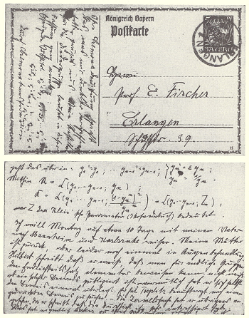 Postal Emmy Noether