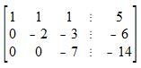 eliminación gaussiana