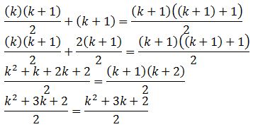 inducción matemática