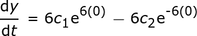t = 0