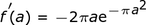 first_derivative_at_x = a