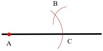 a B C