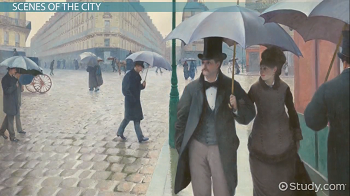 Pintura: París: un día lluvioso