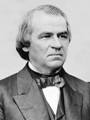 Andrew Johnson, decimoséptimo presidente de los Estados Unidos