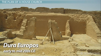 Ruinas de una iglesia en casa