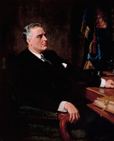 Retrato presidencial de FDR