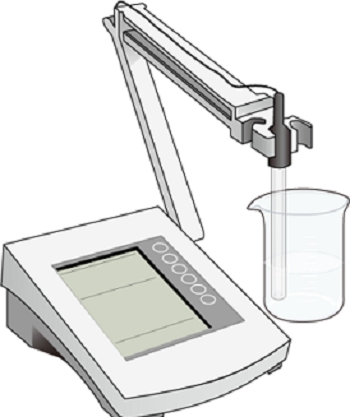 medidor de pH con sonda