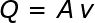 Fórmula de caudal
