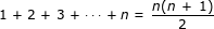 Fórmula de suma de enteros
