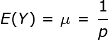 fórmula de media geométrica