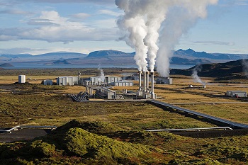 planta de energía geotérmica