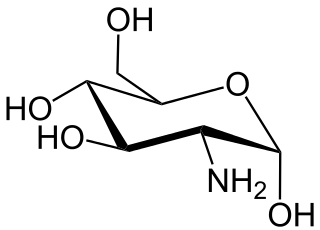 Estructura de glucosamina