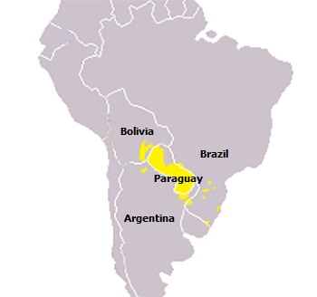 Lugares donde se habla guaraní