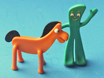 Imagen de los modelos Gumby y Pokey