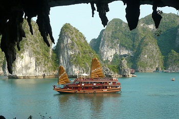 La bahía de Halong en Vietnam