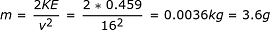 Calcular masa