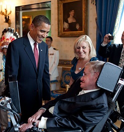 Stephen Hawking Presidente Obama