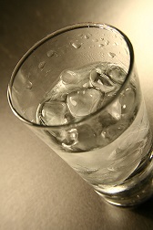 agua congelada