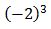exponente base negativa