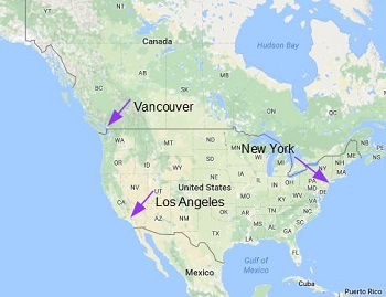 principales ciudades de américa