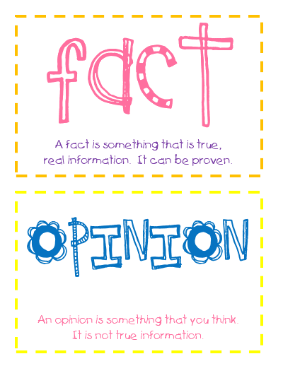 hecho u opinión