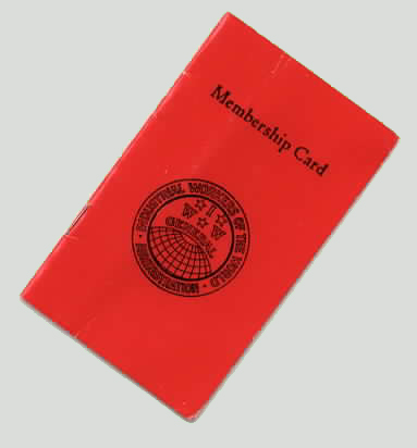 Una tarjeta roja IWW