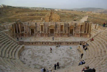 Teatro griego en Jerash