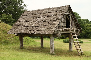 Reconstrucción de un almacén de Jomon