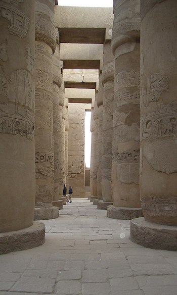 Columnas de piedra arenisca
