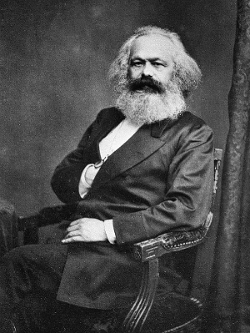 Filósofo alemán Karl Marx