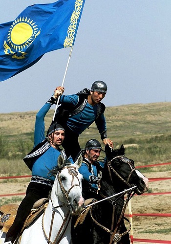 Bandera de kazajstán