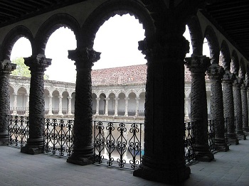 Claustro del Convento de la Merced en la Ciudad de México